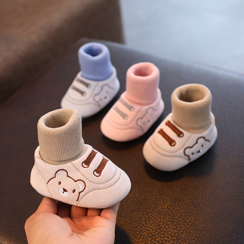 Discover the Comfort of Non Slip Indoor Cloth Baby Toddler Shoes